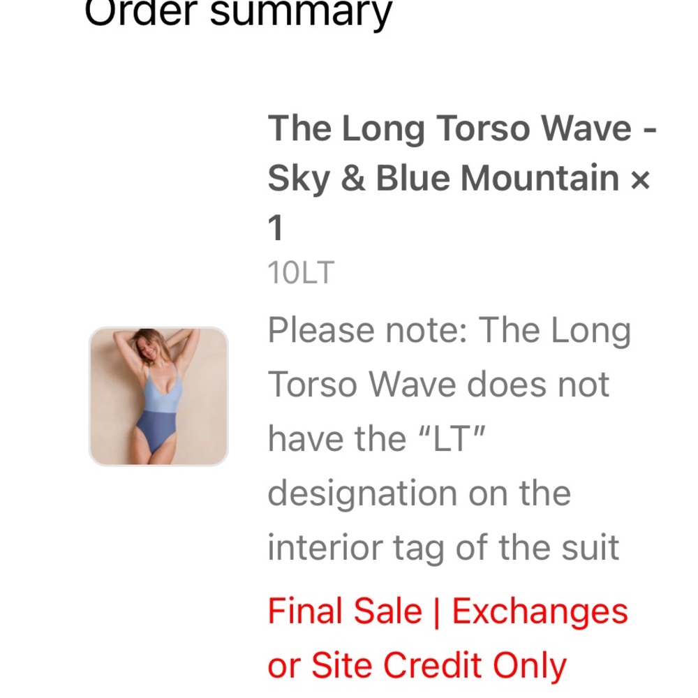 Summersalt Wave Long Torso (10LT) - Picture 6 of 6